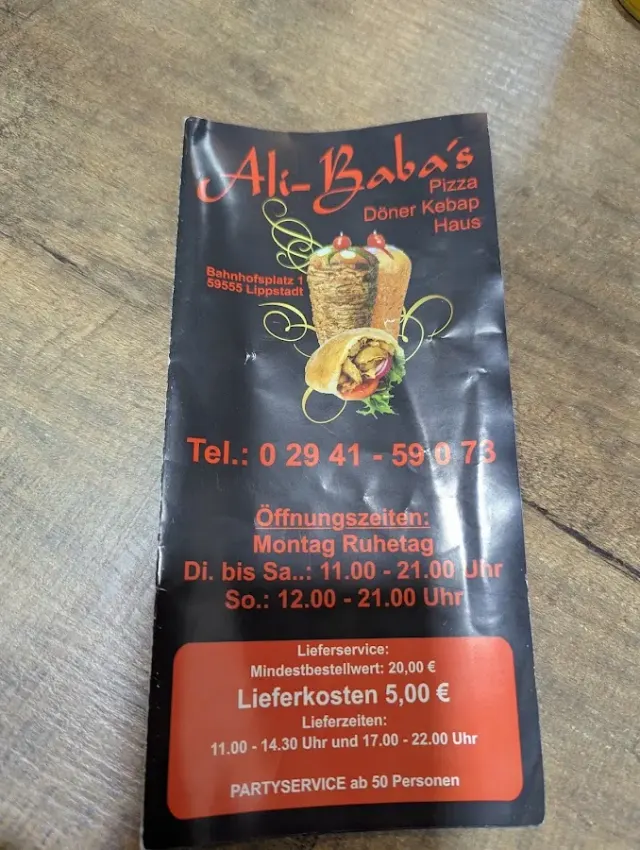 BookNoFees: Restauracja – Ali Baba Pizza Döner Kebab Haus – Lippstadt – Ali Baba Pizza Döner Kebab Haus, zdjęcie 2