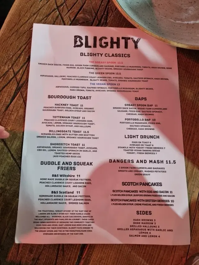 BookNoFees: Kawiarnia – Blighty India Cafe – London – Kawiarnia „Blighty India”, zdjęcie 2
