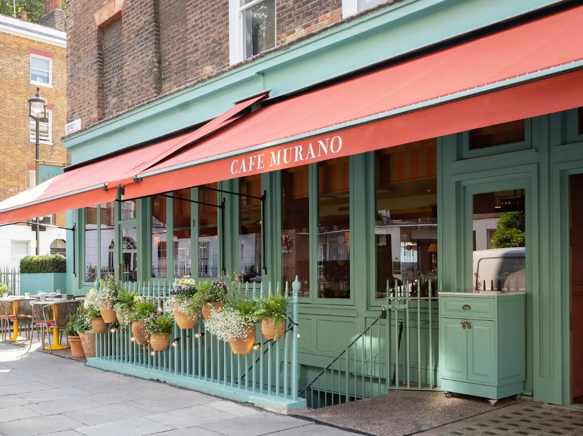 BookNoFees: Restauracja – Cafe Murano – London – Kawiarnia Murano, zdjęcie 1