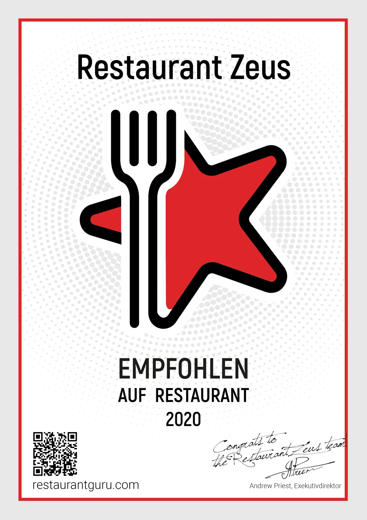 BookNoFees: Restauracja – Restaurant Zeus – Berlin – Restauracja Zeus, zdjęcie 1