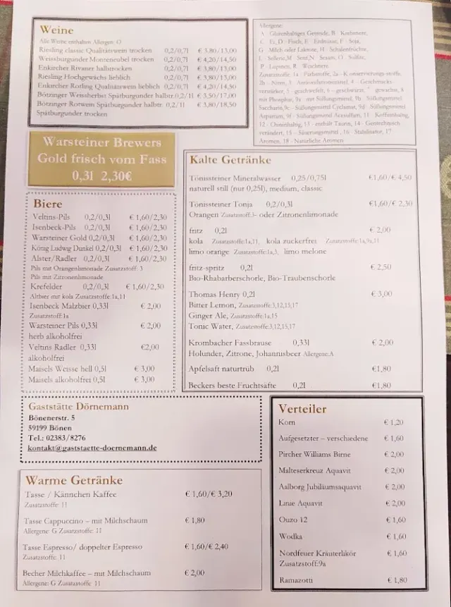 BookNoFees: Restauracja – Gaststätte Dörnemann – Bönen – Restauracja Dörnemann, zdjęcie 3