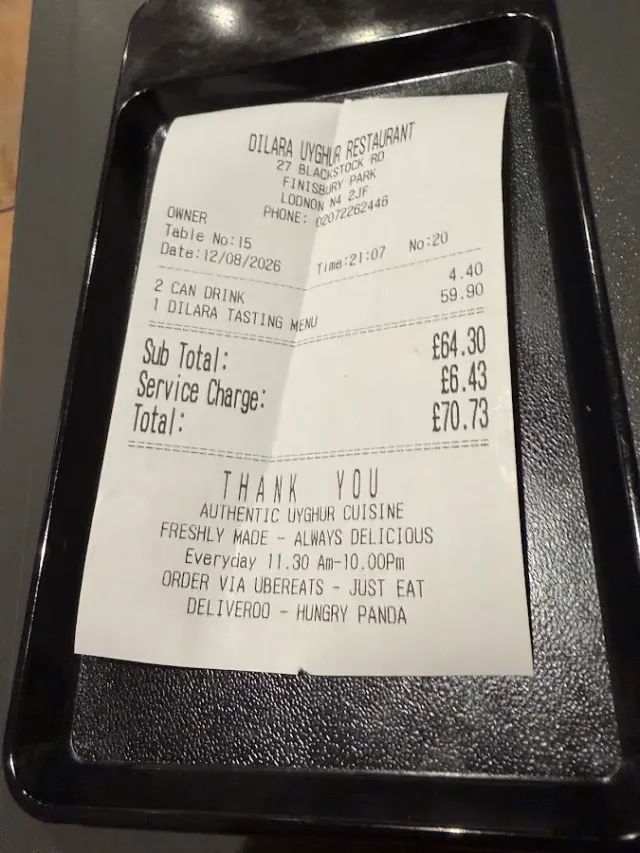 BookNoFees: Restauracja – Dilara Uyghur Restaurant – London – Restauracja Dilara Uyghur, zdjęcie 2