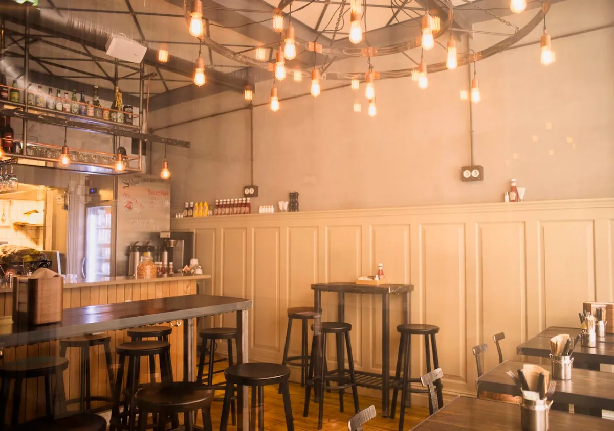 BookNoFees: Restauracja – Barrels Burgers & Beer – Stockholm – Barrels – hamburgery i piwo, zdjęcie 1