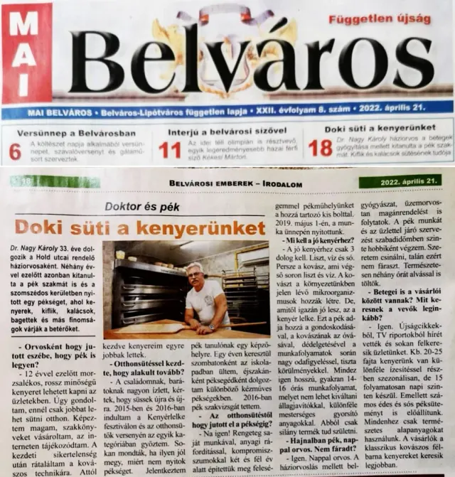 BookNoFees: Piekarnia – Doktor & Pék Pékség – Budapest – Piekarnia Doktor & Pék, zdjęcie 2