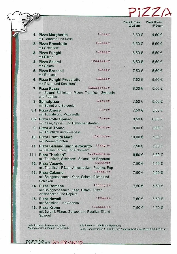 BookNoFees: Restauracja – Pizzeria da Franco – Rüthen – Pizzeria u Franco, zdjęcie 3