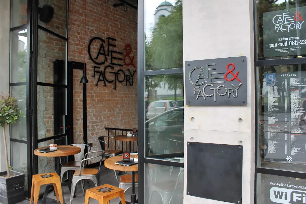 BookNoFees: Kawiarnia – Cafe&Factory – Belgrade – Cafe&Factory, zdjęcie 1