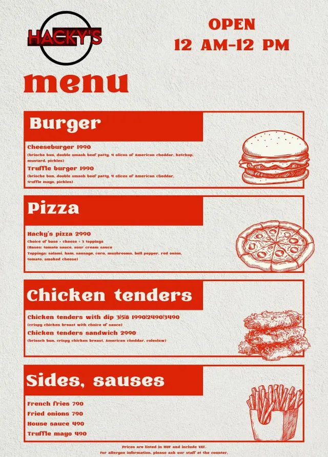 BookNoFees: Restauracja – Hacky's – Budapest – Hacky's, zdjęcie 3