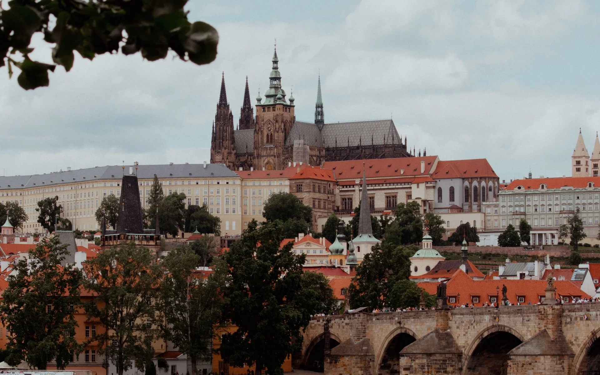 Zamek Praski i Most Karola nad Wełtawą